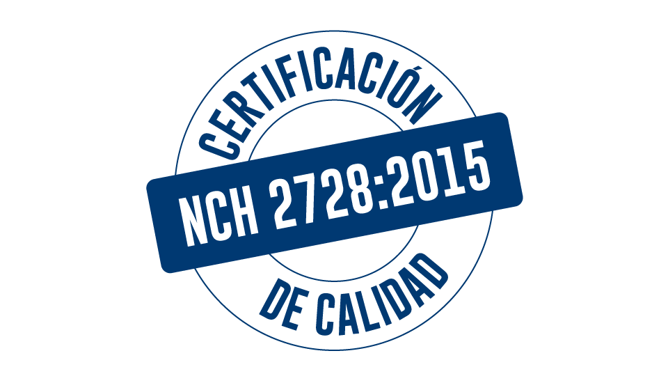 Certificación NCh 2728:2015
